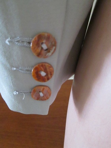 Plein Sud France MINI Skirt SUIT Pearl Gray Pastel 40/ us8 - Picture 12 of 12