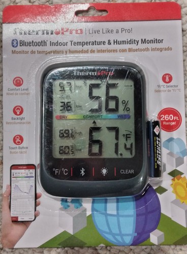 ThermoPro TP359W Bluetooth Indoor Temperature And humidity Monitor