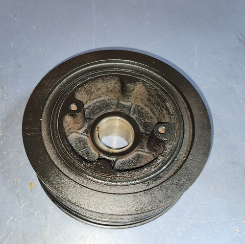 TOYOTA LANDCRUISER HARMONIC BALANCER CRANKSHAFT PULLEY 1FZFE 13470-66030 USED - Picture 2 of 2
