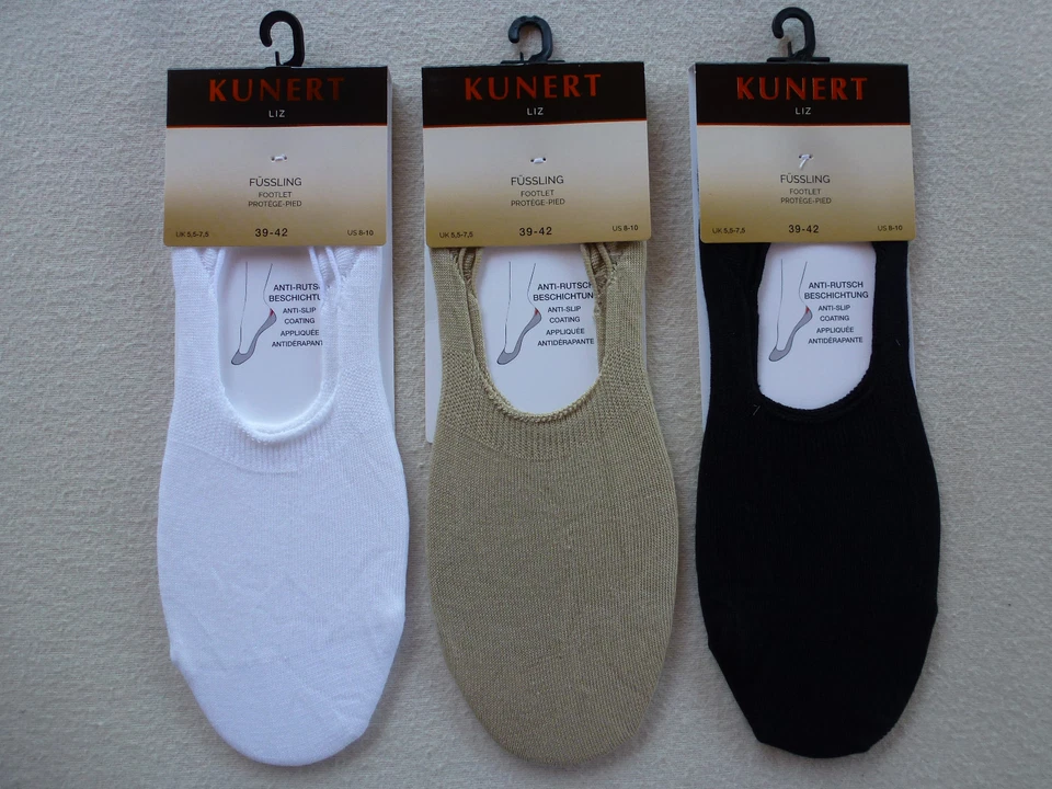 KUNERT Damen Füssling LIZ SLIPPERS 98% Baumwolle 35-38 39-42 Socken - Bild 1 von 2