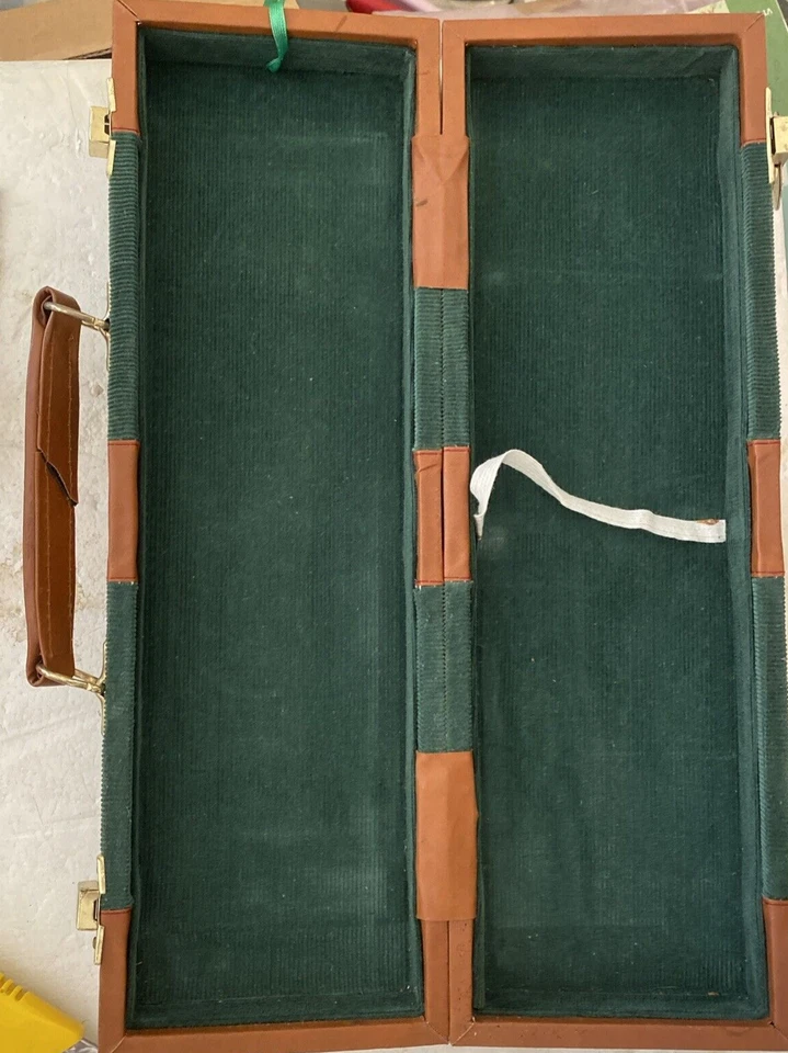 Футляр для переноски игр Rummy-O плитка полный винтажный с песочными часами Lucite - Изображение 3 из 4