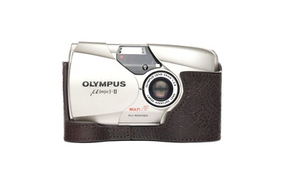 OLYMPUS μ[mju:]-II フィルムカメラ 黒　 (収納ケース付) OLYMPUS μ[mju:]-II フィルムカメラ 黒 (収納ケース付)