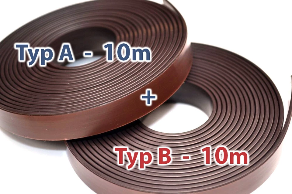 Fliegengitter Magnetband Magnetstreifen selbstklebend 12,7mm, je 10 m Typ A + B - Bild 2 von 4