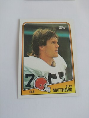 Clay Matthews Cleveland Browns Pick your Card NFL Trading Card