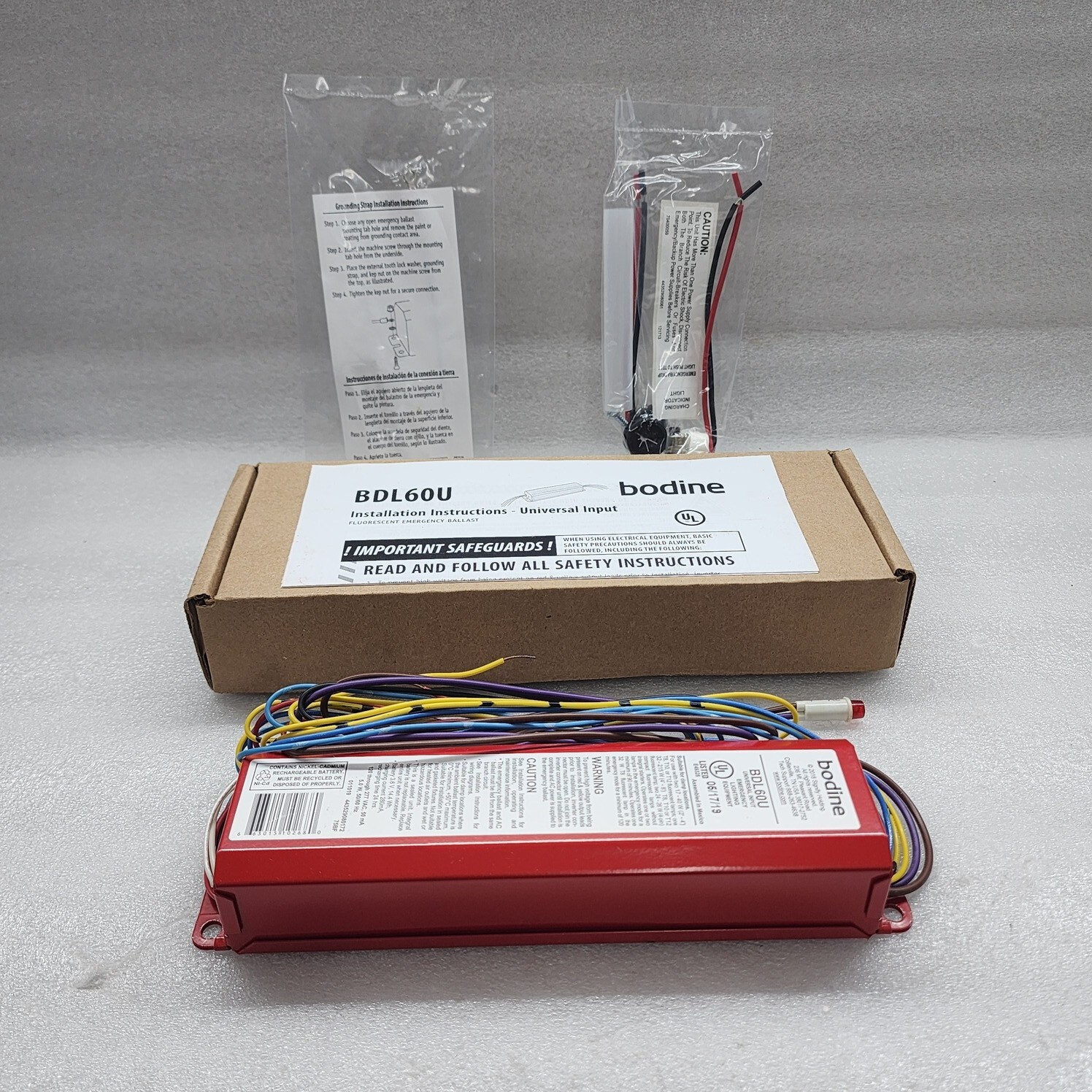 BODINE BDL60U FLUORESCENT EMERGENCY BALLAST