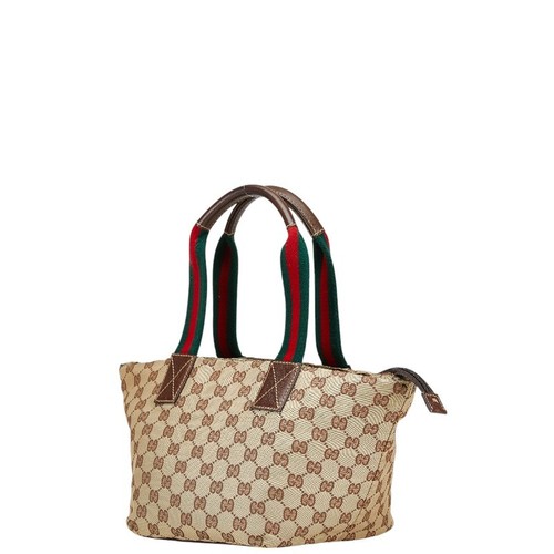 GUCCI GG Canvas Tote Bag Handtasche 131228 Damen 【Gebraucht】 - Bild 2 von 8