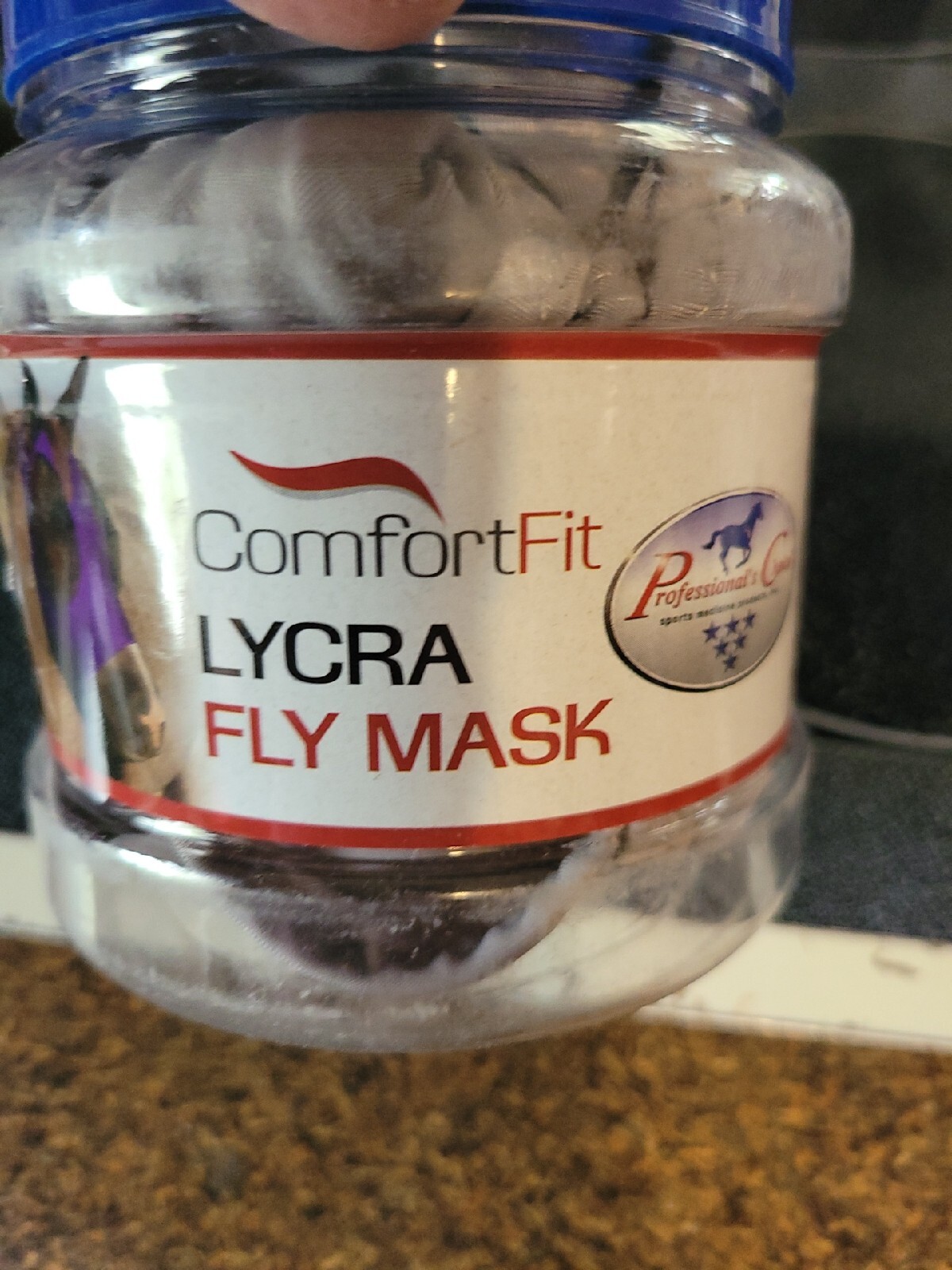 Professional's Choice Comfort Fit Horse Lycra Fly Mask with Ears cob