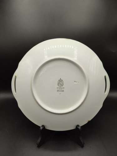 Joli plat en porcelaine, Lunéville, Modèle EVIAN - Picture 2 of 9