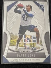 David Long 2019 Panini Prizm Football RC #386 Rookie - Los Angeles Rams