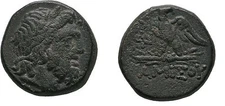 Ancient Greece 85-65 BC PONTOS AMISOS MITHRADATES VI EUPATOR ZEUS EAGLE #5