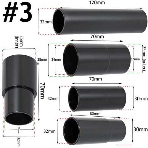 Vacuum Adaptor Adapter Dust Port Power Tool Sander Reducer Extractor Hose Pipe - Picture 15 of 56