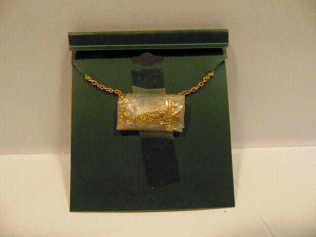 gold color Rhodesian Ridgeback dog / canine theme chain necklace; 18 ...