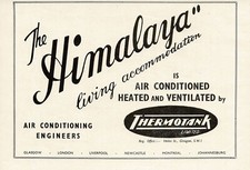 Termotanque Termotanque Aire Acondicionado Crucero Himalaya Años 40 Anuncio Impreso Original
