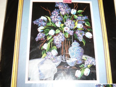 Elegant Floral Dimensions Needlecrafts Crewel Crewel Mini x Stitched Thread