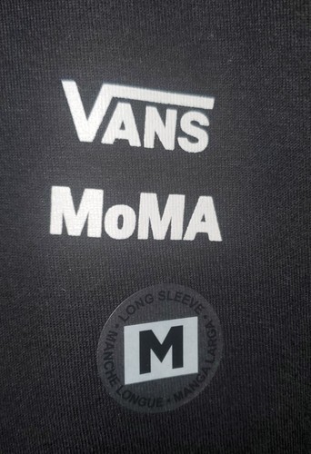 Vans x MoMA Logo Black/Multi Checkered Longsleeve T-Shirt MENS Medium HTF '2019' - Picture 18 of 22