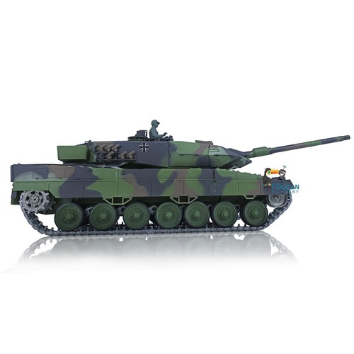 7.0 Henglong 1/16 Leopard2A6 3889 BB IR RTR RC Tank Sound Smoke Metal Tracks - Picture 6 of 12