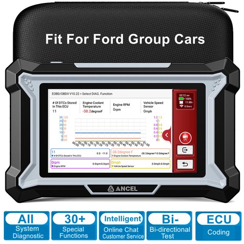All System OBD2 Bi-Directional Scanner fit for Ford Lincoln Mercury ...