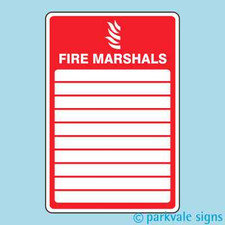 Fire Marshals Sign