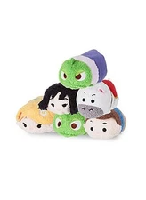 Disney Store Tangled Rapunzel Mini Tsum Plush Set of 6 Rapunzel Pascal full set