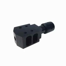 Black Compensator Muzzle Brake For Ruger 1022 10/22 Adapter 1/2x28 TPI Thread