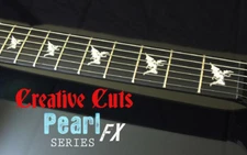 Black Sabbath Devil Iommi SG MOP Vinyl Inlay Sticker Decals for BASS and GUITAR