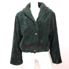 Denali Green Fleece Woodsy Outdoor Themed Jacket S