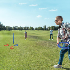 Horseshoes game for family kids playing fun game include 4 Horseshoes 2 Stakes