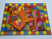 Jo Cain PAINTING ABSTRACT CUBISM SCULPTURE FAMOUS MID CENTURY MODERNISM LARGE