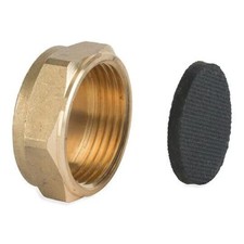 DISHWASHER BLANKING CAP, BLANKING CAP AND WASHER 3/4" BRASS END END