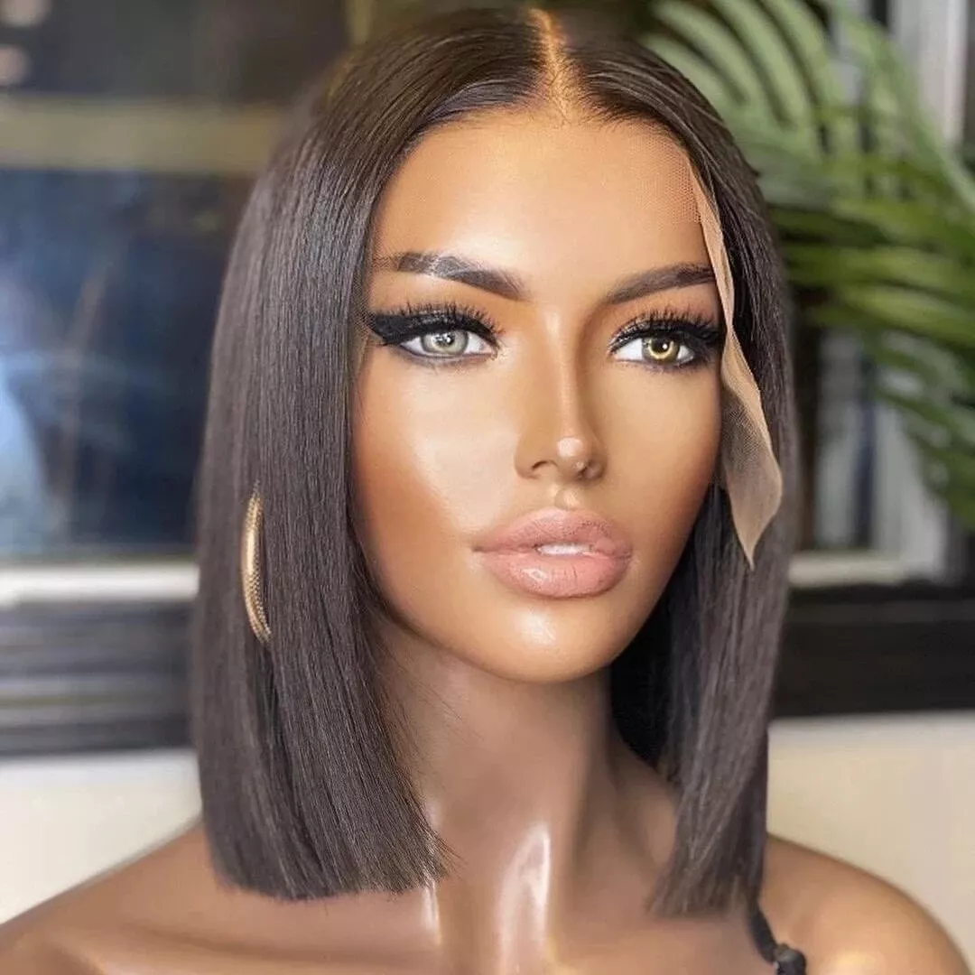 Cheap human hair shop lace front wigs uk