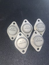 10x 2N3055E NPN Original Vintage Transistor TO-3 60V 15A 115W