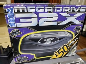 Sega Mega Drive 32X PAL System Complete In Box With 2 Games Tested And Working