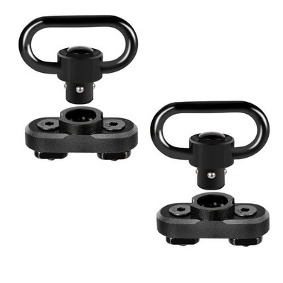 TPO Quick Detach QD Sling Swivel Mount w/Push Button Compatible with Black