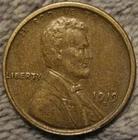 1919 S 1C BN Lincoln Wheat Cent XF/AU Condition