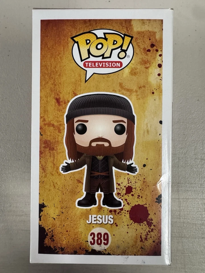 Иисус 389 ~ Ходячие мертвецы ~ Funko Pop винил ~ AMC телевидения + бесплатный протектор - Изображение 4 из 4