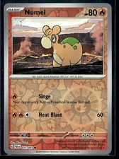 Numel 011/091 Common Paldean Fates Pokemon Reverse Holo Lightly Played