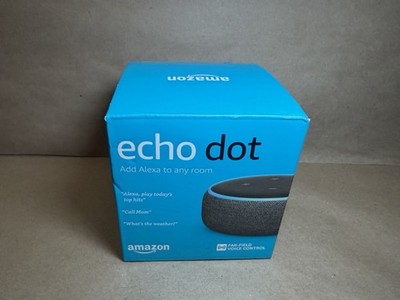 Amazon Echo Dot (3rd Generation) Smart Speaker Charcoal | Sealed
