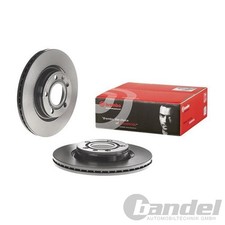 2X BREMBO BREMSSCHEIBEN 280mm INNENBELÜFTET VORNE HINTEN PASSEND FÜR AUDI A4 A8