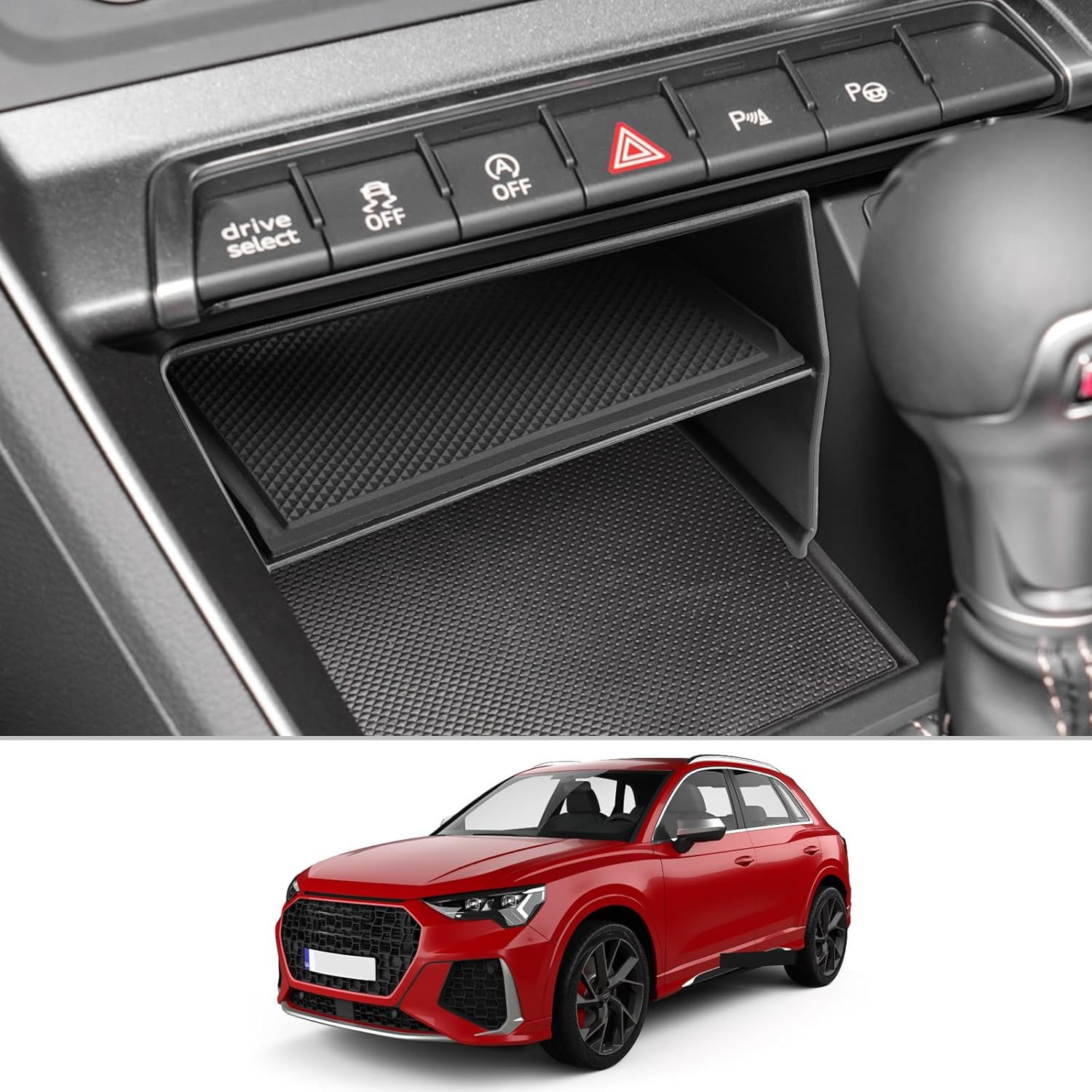 Vano Portaoggetti Bracciolo Audi Q3 F3 2019-2025 | Accessori Interni Pro
