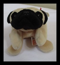 Ty Beanie Baby Pugsly the Pug Dog USED