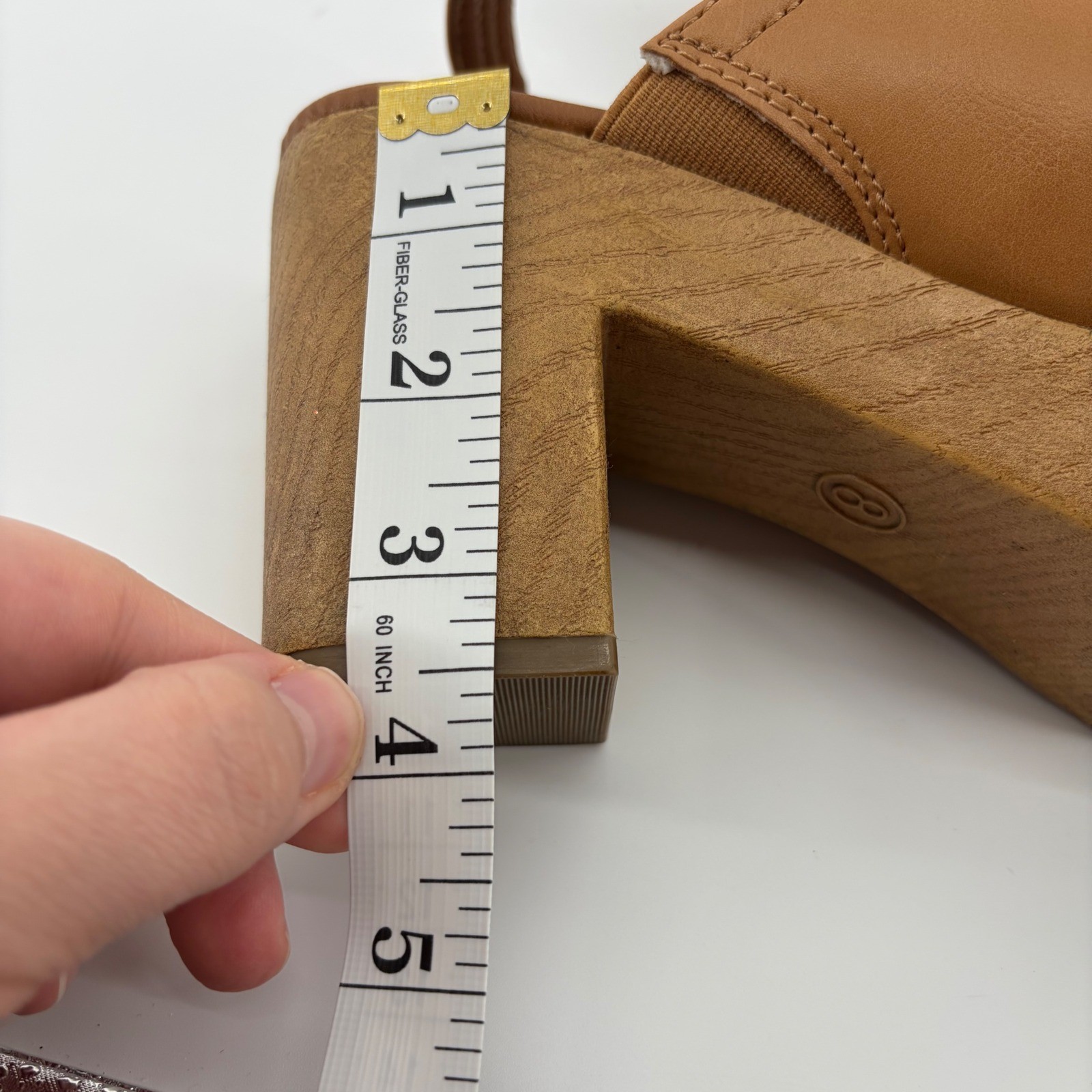 Universal Thread Slingback Platform Clogs Cognac … - image 8