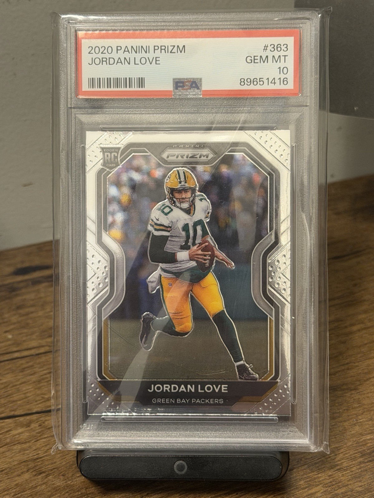 Jordan Love Panini Prizm #363 Base