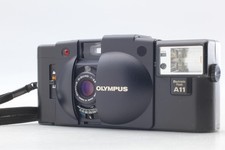 Near MINT Olympus XA2 35mm Black Film Camera Body A11 Flash From JAPAN