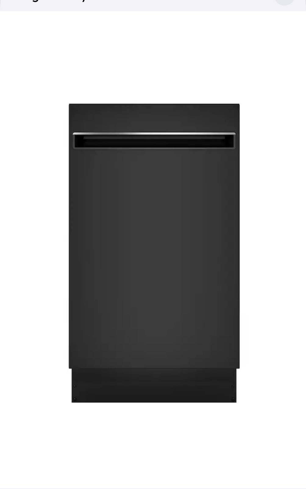 New GE Profile 18 Compact Dishwasher Black PDT145SGLBB