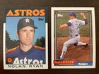 Nolan Ryan Baseball Card Lot - 1986 Topps #100 & 1992 Topps #1