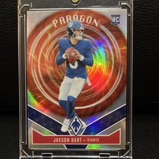 2025 Panini Phoenix Jaxson Dart Rookie Silver Paragon #4 Giants NFL