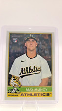 2025 Topps Heritage High Number #525 Max Muncy Chrome RC Athletics