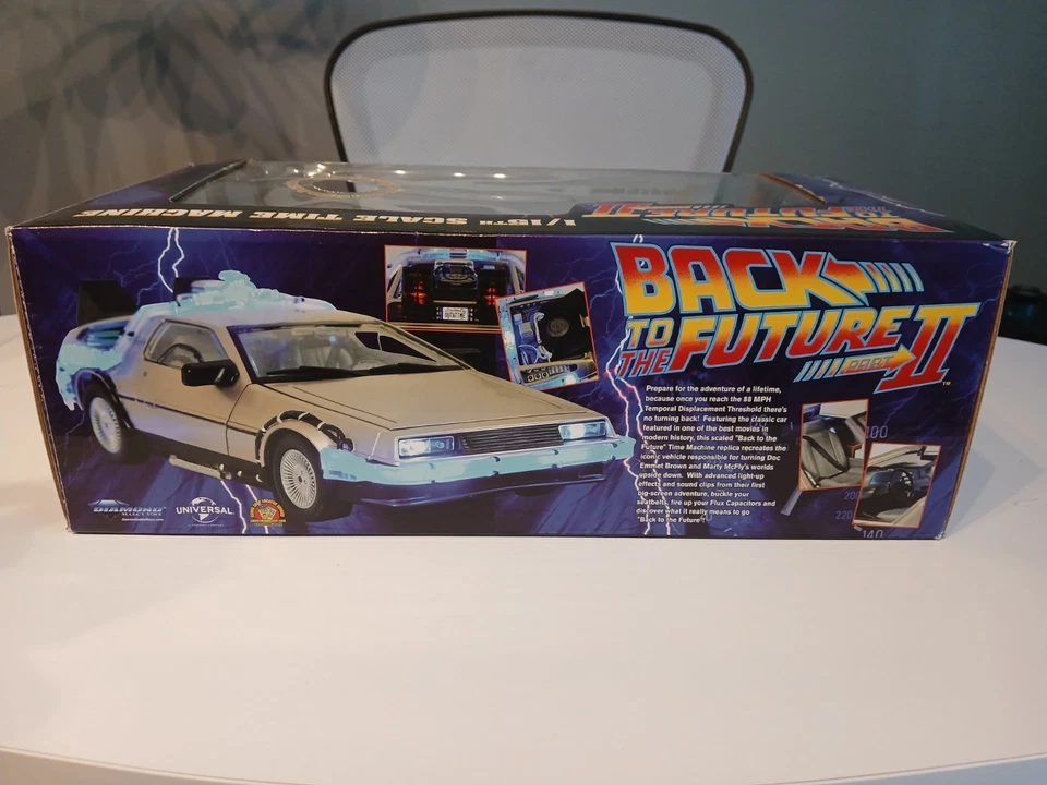 Back To The Future 2 1/15th Scale DeLorean Time Machine (Autographed) - Image 4 of 4