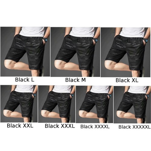 Camouflage Shorts Elastic Waistband Camouflage Print Fashion Style Daily Wear - Zdjęcie 7 z 19