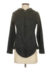 Eddie Bauer Women Gray Zip Up Hoodie S